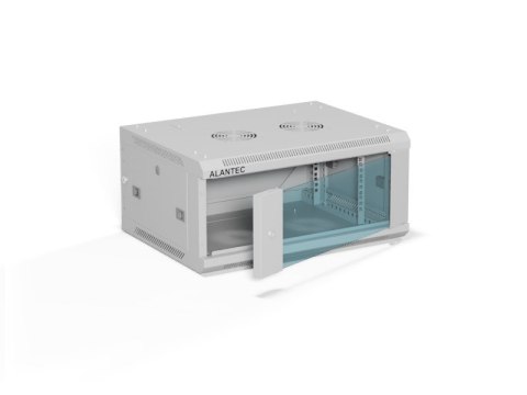 ALANTEC Szafa wisząca 19" 4U 600x450, kolor szary