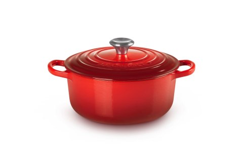 Brytfanna okrągła Le Creuset Signature Roaster 22cm wiśniowa
