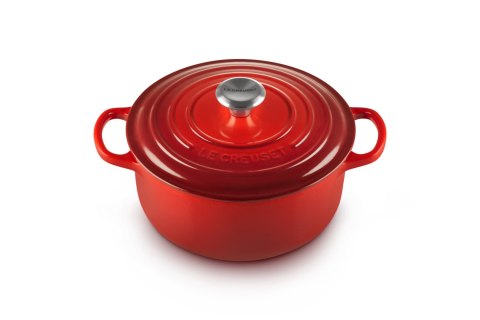 Brytfanna okrągła Le Creuset Signature Roaster 22cm wiśniowa