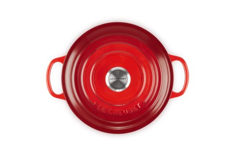 Brytfanna okrągła Le Creuset Signature Roaster 22cm wiśniowa