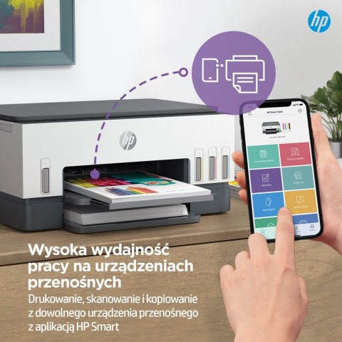 HP Smart Tank 670 Bezprzewodowe All-in-One W kolorze Drukarka, Drukowanie dwustronne; Kopiowanie, skanowanie