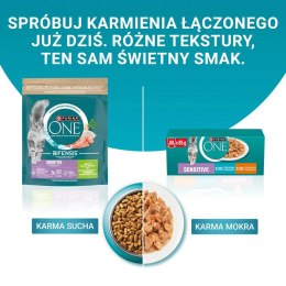 PURINA ONE Sensitive Cat GiGMVChkn&Crt 60x85g