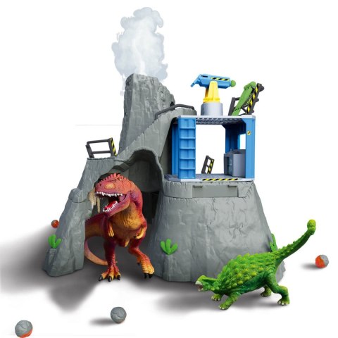 Schleich - Duża ekspedycja na wulkan 42564 - zestaw zabawka dla dzieci