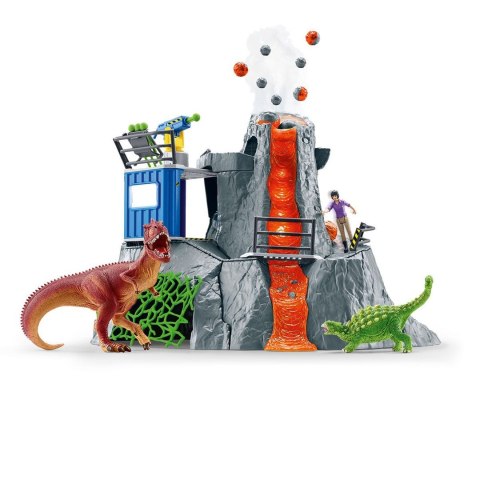 Schleich - Duża ekspedycja na wulkan 42564 - zestaw zabawka dla dzieci