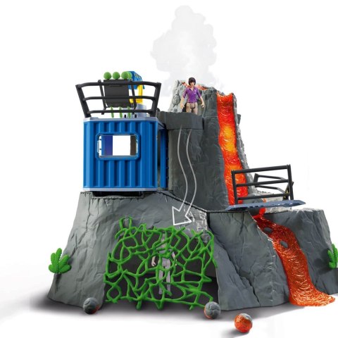 Schleich - Duża ekspedycja na wulkan 42564 - zestaw zabawka dla dzieci