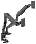 Ramię monitora LC-Power na 2 monitory do 86,36 cm (W) Podwójne