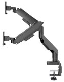 Ramię monitora LC-Power na 2 monitory do 86,36 cm (W) Podwójne