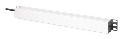 Digitus DN-95441 rozdzielacz zasilania PDU 7 x gniazdo sieciowe 1U Czarny, Srebrny