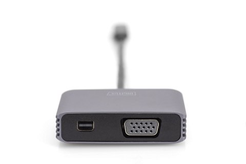 Digitus Adapter graficzny USB Type-C™ 4K 2in1 Mini DisplayPort + VGA