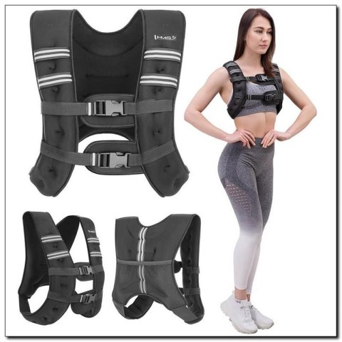 Kamizelka treningowa z obciążeniem 5kg neoprenowa HMS KTO05