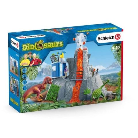Schleich - Duża ekspedycja na wulkan 42564 - zestaw zabawka dla dzieci