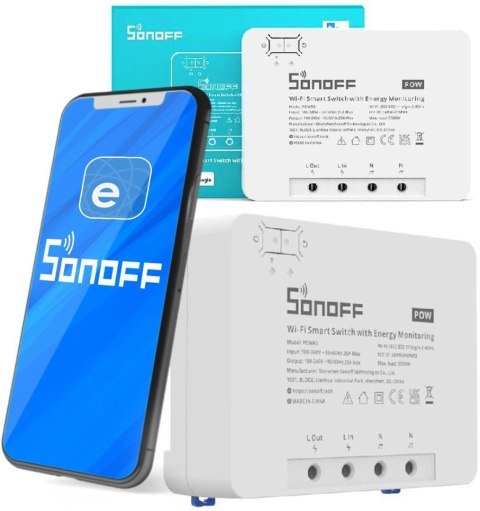 Sonoff Inteligentny przełącznik WiFi POWR3