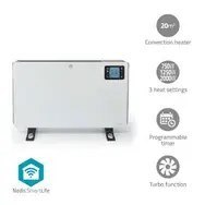 Grzejnik elektryczny Nedis SmartLife HTCO50WTW 2000W Biały