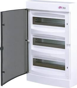 ECT36PT-S ROZDZIELNIA PLASTIKOWA NT 36M 3X 12M N+PE IP40 IK07 526X287X112 DRZWI DYMNE BIAŁY DIDO