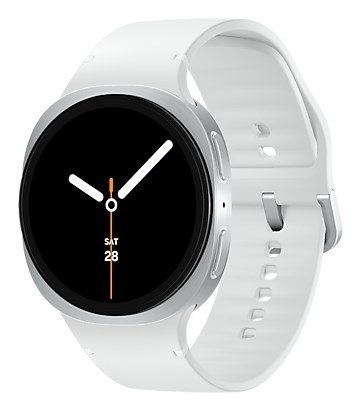 Samsung Galaxy Watch 8 3,81 cm (1.5") AMOLED 44 mm Cyfrowy 480 x 480 px Ekran dotykowy Srebrny Wi-Fi GPS