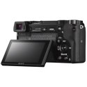 Sony ILCE6000YB.CEC Body + Zoom Lenses (16-50mm and 55-210mm) Mirrorless Camera Kit, 24.3 MP, ISO 51200, Display diagonal 7.62 "
