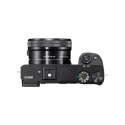 Sony ILCE6000YB.CEC Body + Zoom Lenses (16-50mm and 55-210mm) Mirrorless Camera Kit, 24.3 MP, ISO 51200, Display diagonal 7.62 "