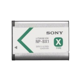 Sony | BX1 | Bateria litowo-jonowa - 1240 mAh - smukła, duża pojemność | Przeznaczona do Sony ZV-1, ZV-1F; Action Cam-FDR-X1000,