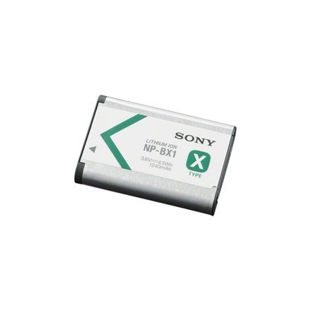 Sony | BX1 | Bateria litowo-jonowa - 1240 mAh - smukła, duża pojemność | Przeznaczona do Sony ZV-1, ZV-1F; Action Cam-FDR-X1000,