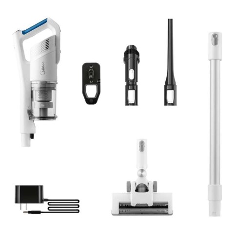 Odkurzacz bezprzewodowy Midea Cordless Vacuum Cleaner | P5 MCS2021WB | 150 W | 21.6 V | Operating time (max) 45 min | White