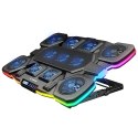 RAMPAGE GAMINGOWA PODSTAWKA CHŁODZĄCA POD LAPTOP GLACIER 14-17" 2600RPM BLACK