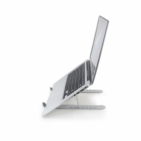 DICOTA D31889 stojak na laptop Podstawka na notebooka Czarny, Srebrny