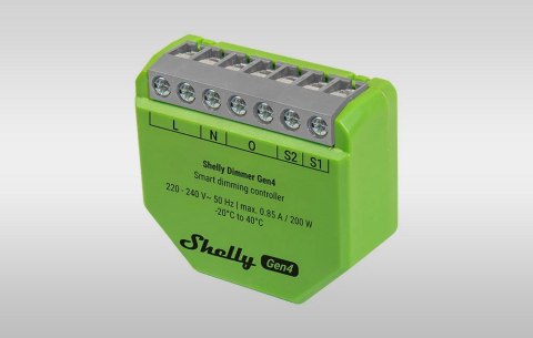Inteligentny ściemniacz światła Shelly Dimmer Gen4