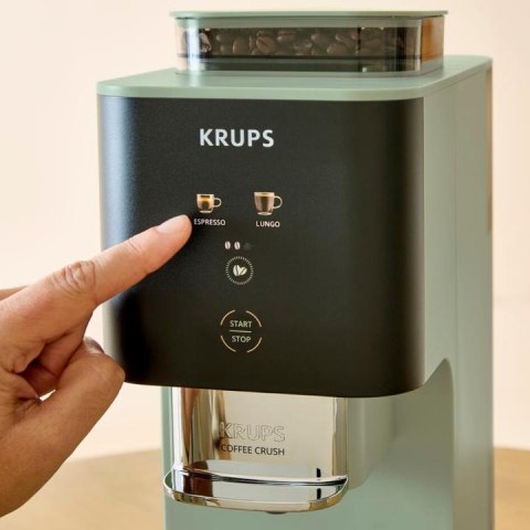 Ekspres do kawy Krups Coffee Crush SA401LE0, czarny/zielony | Krups