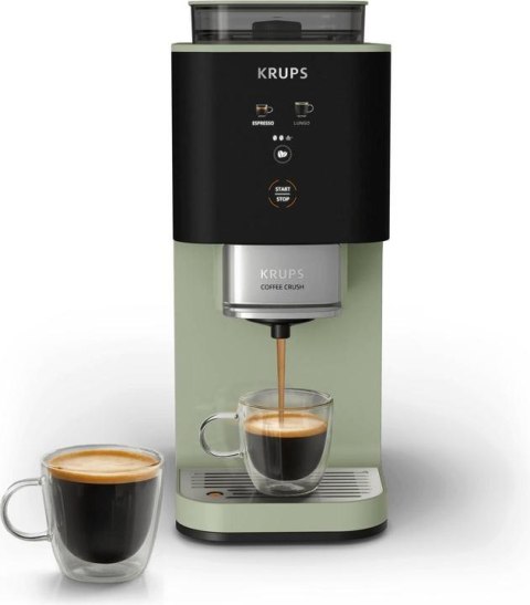 Ekspres do kawy Krups Coffee Crush SA401LE0, czarny/zielony | Krups