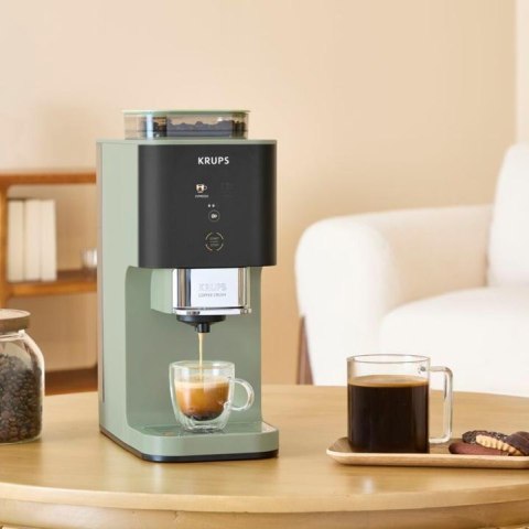 Ekspres do kawy Krups Coffee Crush SA401LE0, czarny/zielony | Krups