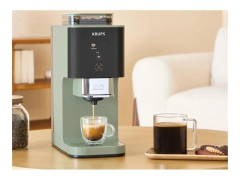 Ekspres do kawy Krups Coffee Crush SA401LE0, czarny/zielony | Krups