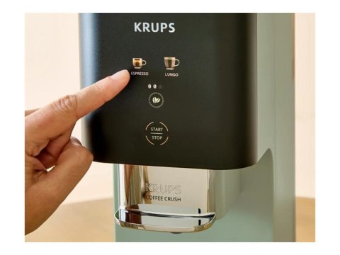 Ekspres do kawy Krups Coffee Crush SA401LE0, czarny/zielony | Krups