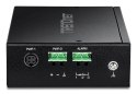 9-portowy przemysłowy przełącznik przemysłowy 2,5G na szynę DIN TRENDnet z 10G SFP