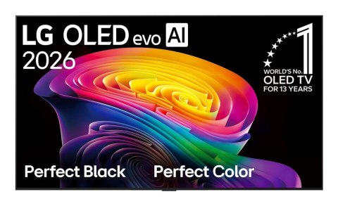 LG OLED evo AI OLED42C61LA Telewizor 106,7 cm (42") 4K Ultra HD Smart TV Wi-Fi Czarny