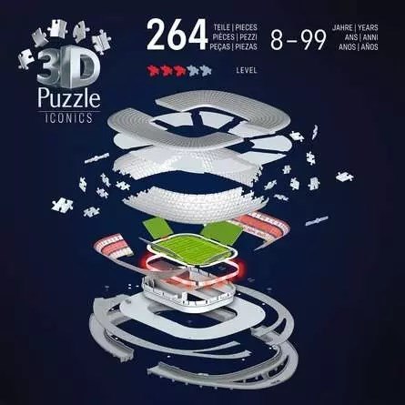 Ravensburger 12008033 puzzle Puzzle 3D 216 szt. Budynki