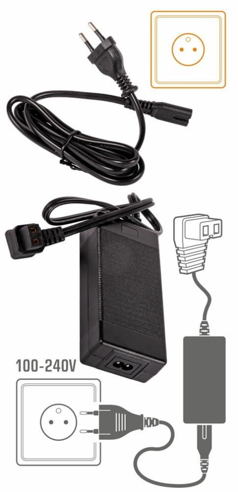 Yolco BCX40 lodówka Przenośny (umieszczenie) 39 l Czarny
