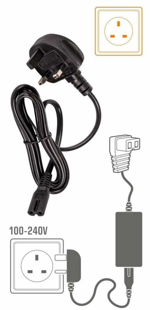 Yolco BCX40 lodówka Przenośny (umieszczenie) 39 l Czarny