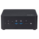 MSI Cubi NUC AI+ 2MG-030AT Copilot+ PC Intel Core Ultra 7 258V 32 GB LPDDR5x-SDRAM 1 TB SSD Windows 11 Pro Mini PC Czarny