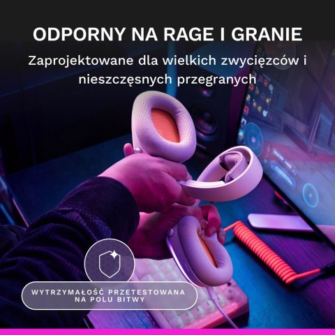 Glorious Gaming Glorious GHS Eternal RGB - gamingowe słuchawki stereo RGB do PC, PS5, PS4, Switcha - niestandardowo dostrojone p