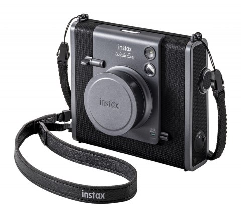 Hybrydowy aparat natychmiastowy FUJIFILM Instax WIDE Evo Black EX D CMOS Czarny
