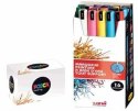 POSCA uni PC-1MR, 16 pcs marker 16 szt. Końcówka pociskowa Czarny, Niebieski, Złoto, Zielony, Pomarańczowy, Różowy, Czerwony, Sr