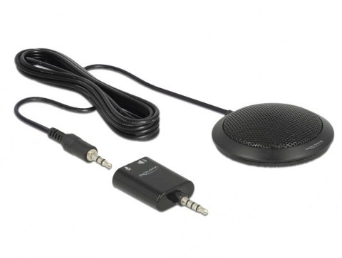 DELOCK Kondensator Tischmikrofon omnidir. f.Konferenz +3.5mm