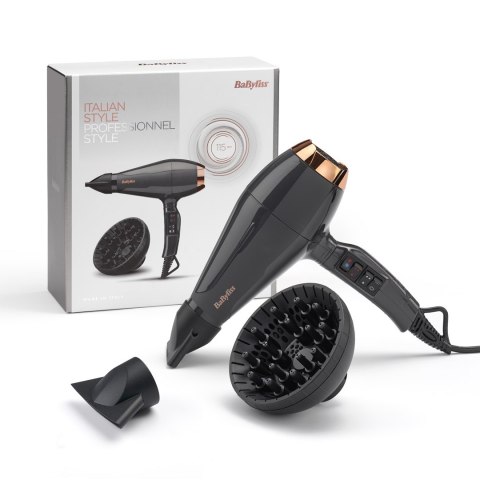 BaByliss 6719DE suszarka do włosów 2200 W Czarny