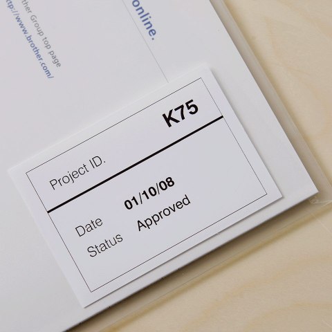 Brother DK-22212 taśmy do etykietowania Czarny na białym