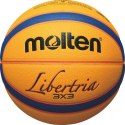 Piłka do koszykówki Molten B33T5000 FIBA outdoor 3x3 żółta rozm. 6