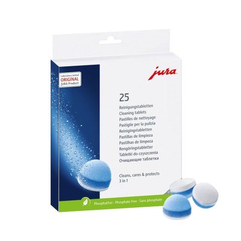 Tabletki czyszczące 3-fazowe Jura 25szt