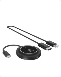 Bezprzewodowy system transmisji sygnału wideo USB-C do HDMI firmy Raidsonic | IB-WL101