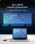 Bezprzewodowy system transmisji sygnału wideo USB-C do HDMI firmy Raidsonic | IB-WL101