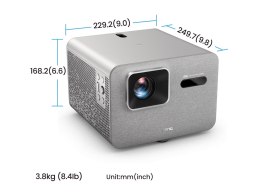 Benq TK705STi - projektor do domowej rozrywki / 3840 x 2160 / 16:9 / 3000 lm / 600 000:1 / szary | Benq