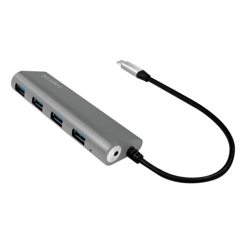LogiLink UA0309 huby i koncentratory USB 3.2 Gen 1 (3.1 Gen 1) Type-C 5000 Mbit/s Szary